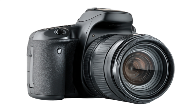 Professional camera with a large lens ready for capturing stunning images during a photography session in natural light