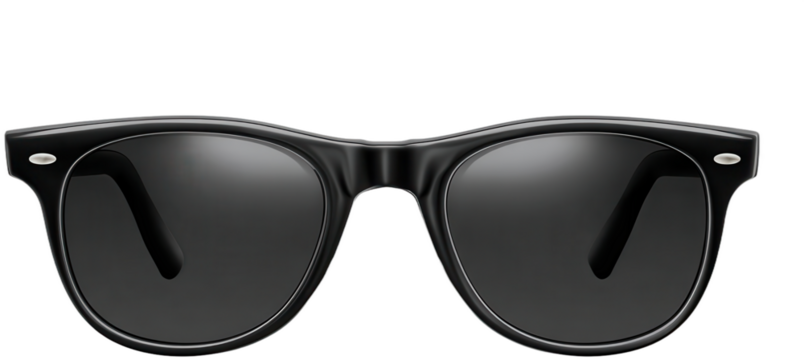 Classic black eyeglasses with a vintage design, perfect for stylish everyday wear and reading