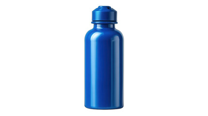 Colorful blue water bottle for outdoor adventures, keeping you hydrated and energetic during hikes and sports