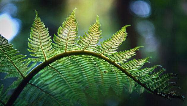Underside Of A Fern Frond