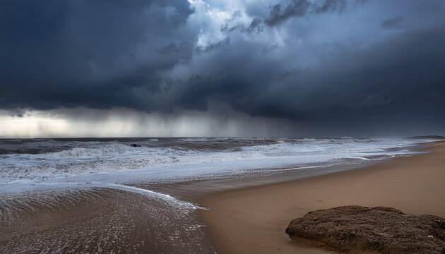 Stormy Day At The Beach