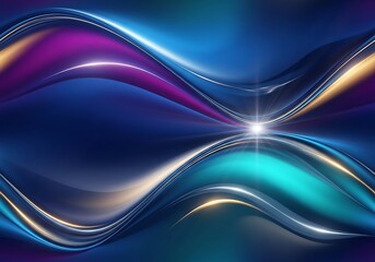Obraz premium Abstract Colorful Flowing Waves Background.
