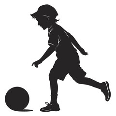 Boy Playing with Ball