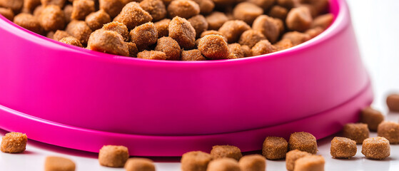 pink dog bowl, pink pet bowl, dog food bowl, pet food bowl