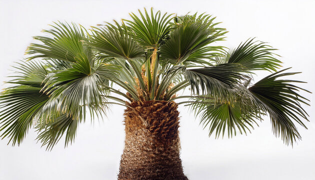 Royal Palm Isolated On White Background