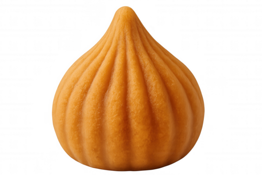 Modak sweet dumpling presenting indian festival food for ganesh chaturthi celebration on transparent background