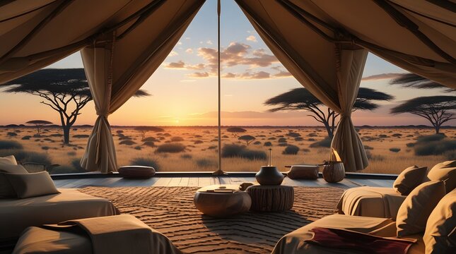 luxury safari tent 