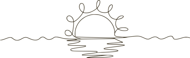 Sun setting over wavy water reflection sunset ocean