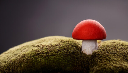 Seta Sencilla Con Sombrero Color Rojo