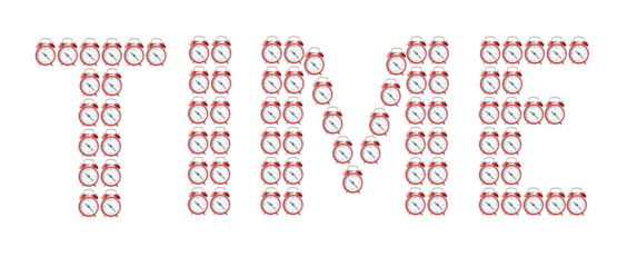 Text time from the mini clock, time to act