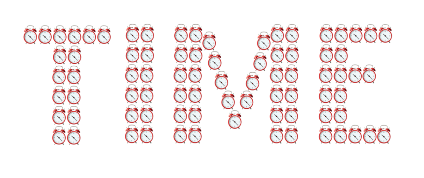 Text time from the mini clock, time to act