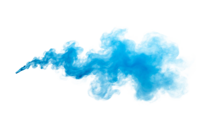 abstract blue smoke