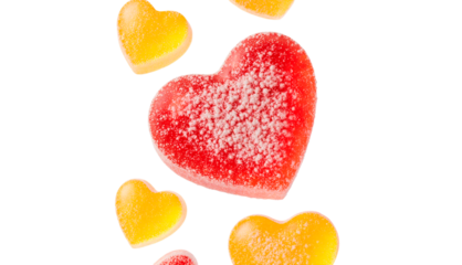 heart shaped jelly candies