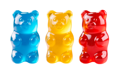 colorful gummy bears