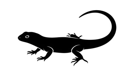 Fototapeta premium gecko on a white background