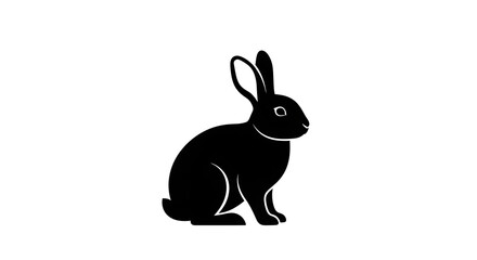 Fototapeta premium vector illustration of a rabbit