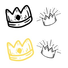 crown icon set