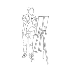 man sitting on a chair