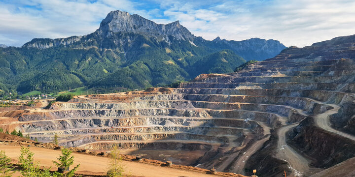 Erzberg in der Steiermark, Austria
