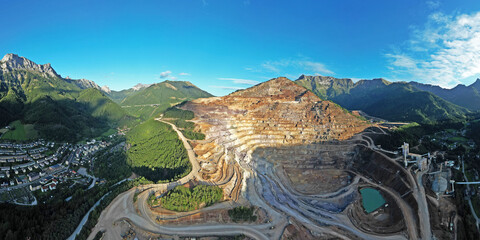 Erzberg in der Steiermark, Austria
