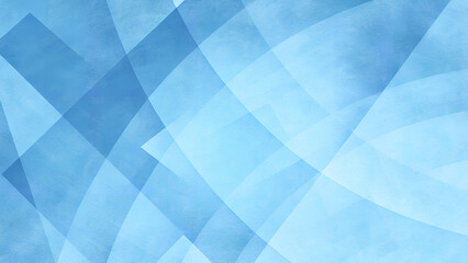 Abstract blue background with geometric shapes and curves, creating a modern and elegant design