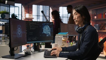 CTO manager in AI focused startup designing, coding and debugging applications in different...