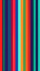 Vertical vibrant multicolored stripes