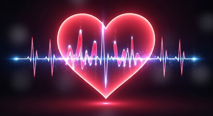 Heart Beat Graphic Design.