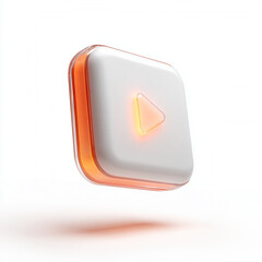 Power button icon on white background