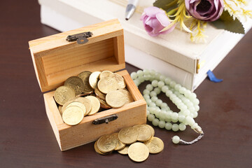 Concept photo of Islamic finance and profit