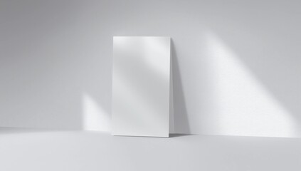 Blank vertical flyer poster. Paper, flyer, brochure mockup template. Blank a3, a4 paper. Mockup scene. Photo mockup with clipping path.