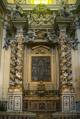 Explore the stunning altar of a historic Italian church in Italy