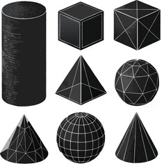 set-of-8-designs-solid-black-silhouette-geometric-