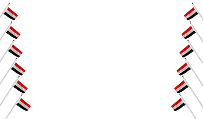 High-resolution poster-style image of the Yemen flag suitable for print and large-format use.