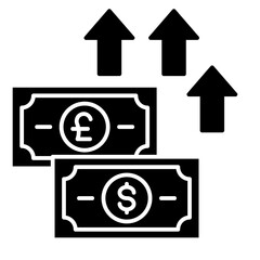 Money Growth  Icon Set Multiple Style Collection