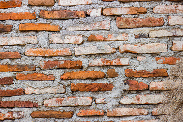 Rough Brick Wall Pattern Closeup