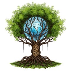 Ancient Tree of Life, Earth, Nature, Symbol, Harmony.