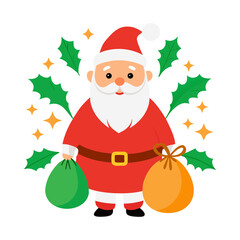 Santa Claus With Gift Sack