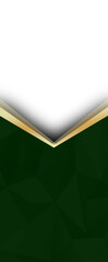 Elegant Green & Gold Accents, Soft Abstract Shapes, For Banner Transparent PNG Shape 