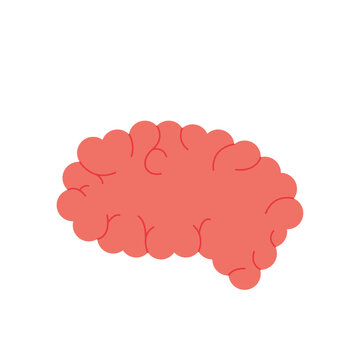 Abstract Representation of Human Brain Illustrating Concepts of Intelligence and Cognition