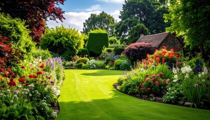 Obraz premium English garden in June / summer