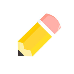 A Vibrant Yellow Pencil Illustration Symbolizing Creativity and Education for All Ages