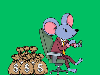 Mouse and money corrupt rat