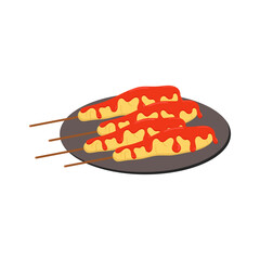 Delicious Egg Rolls on a Plate with Sauce, A Culinary Delight