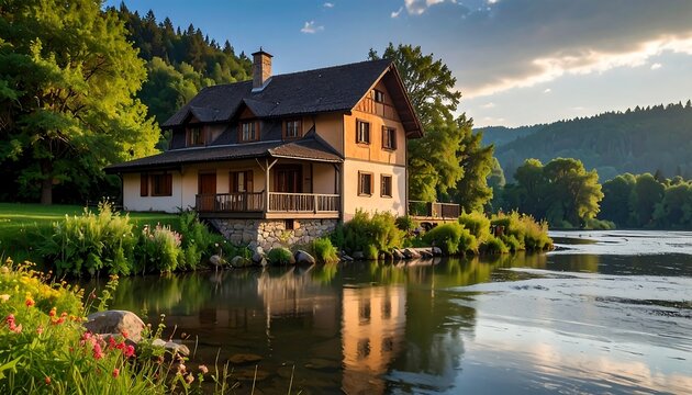 Tranquil riverside cottage - Powered by Adobe