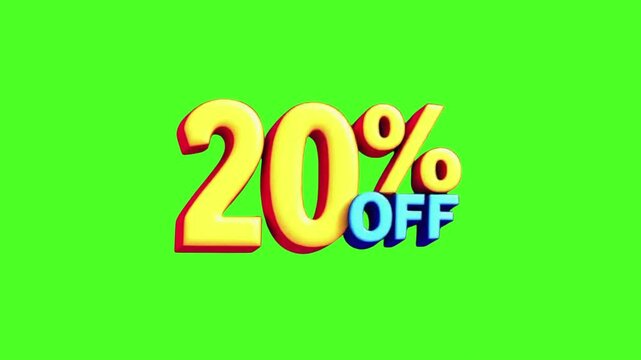 Get 20% Off with this vibrant promotion video, perfect for grabbing attention and boosting sales during your next marketing campaign now