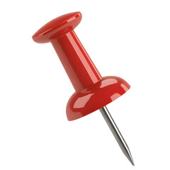 Red Push Pin Thumbtack With Sharp Metal Point For Office School And Notice Board Use