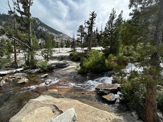 river in the mountains © hakou