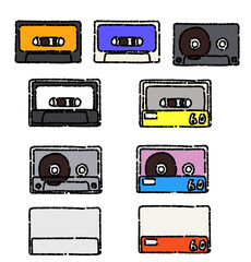 カセットテープ　カラー