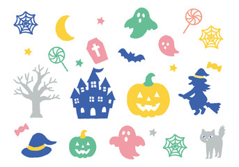 Cute Halloween Icon Set_Color